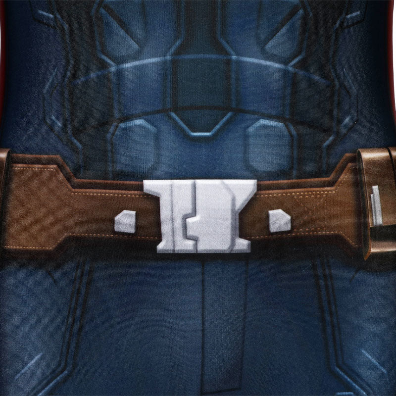 Captain America The Winter Soldier Steve Rogers Kids Jumpsuit Costumes