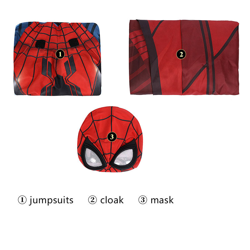What If - Zombie Hunter Spider-Man Peter Parker Jumpsuit Fullset Costumes