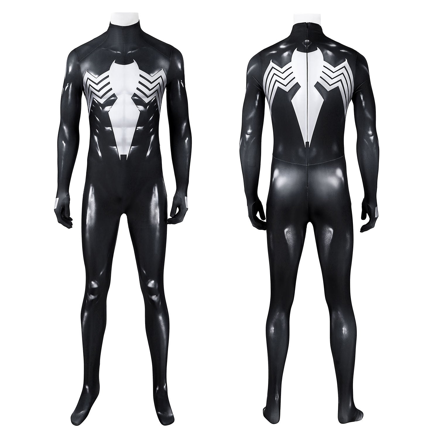 Marvel's Spider-Man 2 Classic Black Suit Male Jumpsuit Cosplay Costumes
