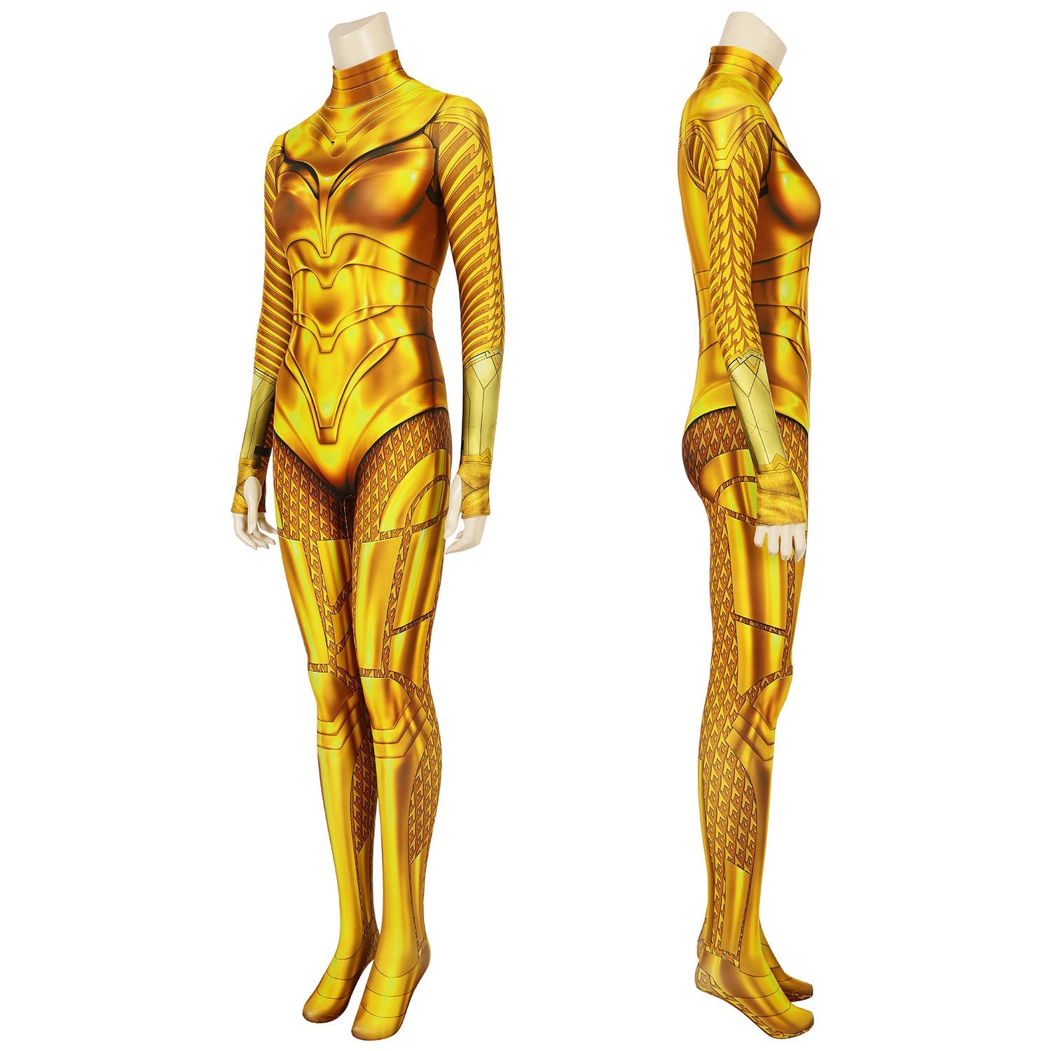 Wonder Woman 1984 Diana Prince GOLDEN ARMOR Jumpsuit Costumes