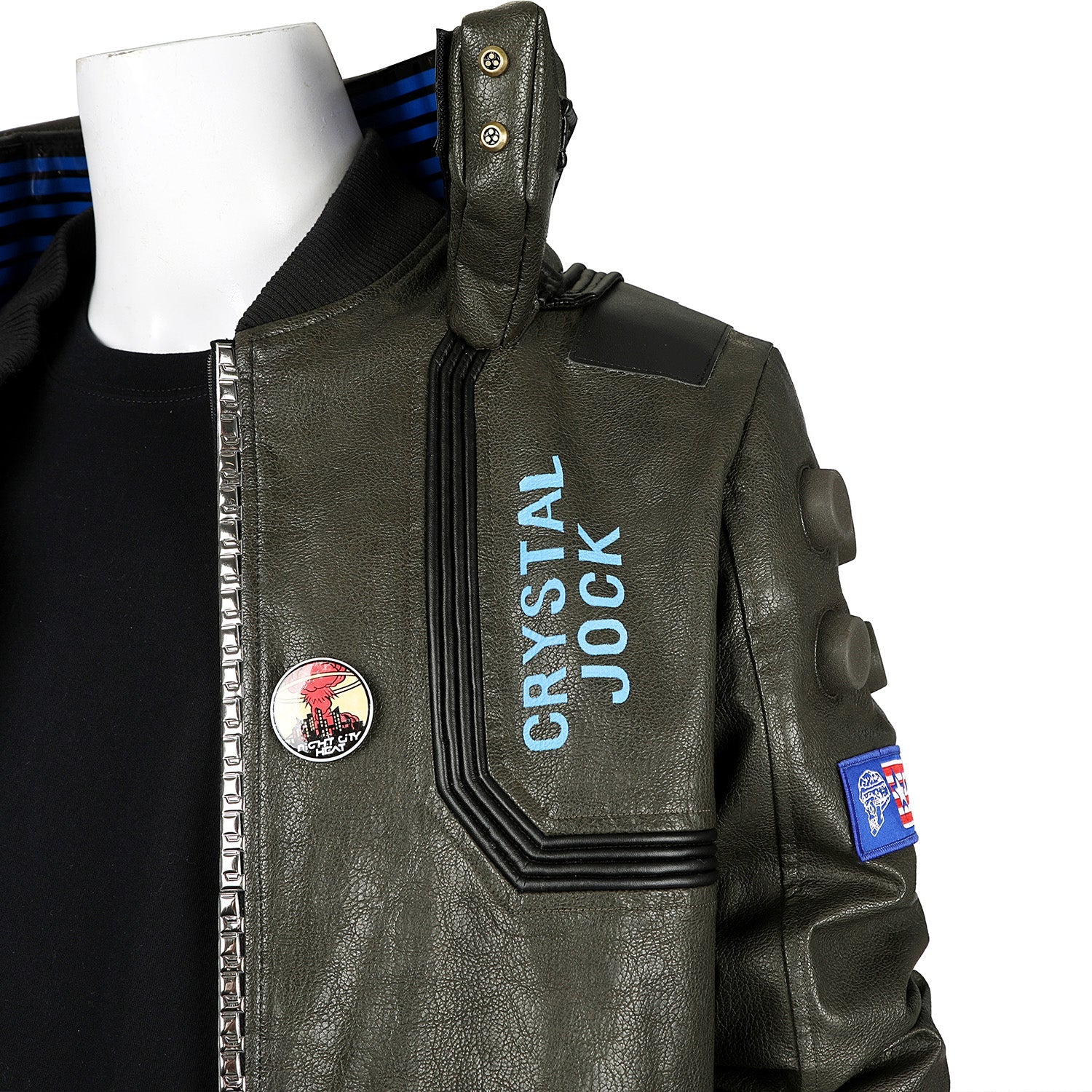 Cyberpunk 2077 V PU Leather Top Level Full Set Cosplay Costumes