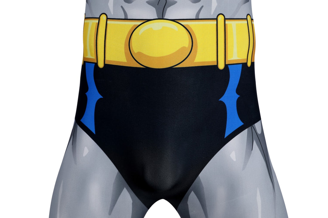 The Batman Bruce Wayne (TV Series) Male Jumpsuit Cosplay Costumes