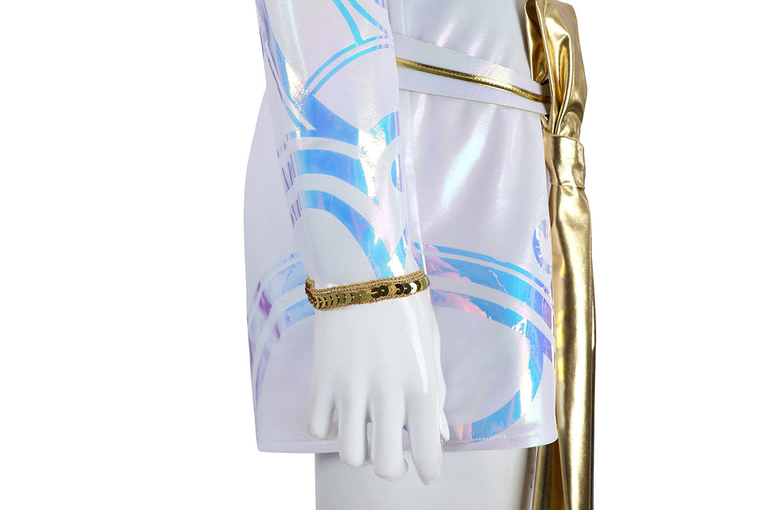 KPop Demon Hunters Mira White Stage Outfit Cosplay Costumes