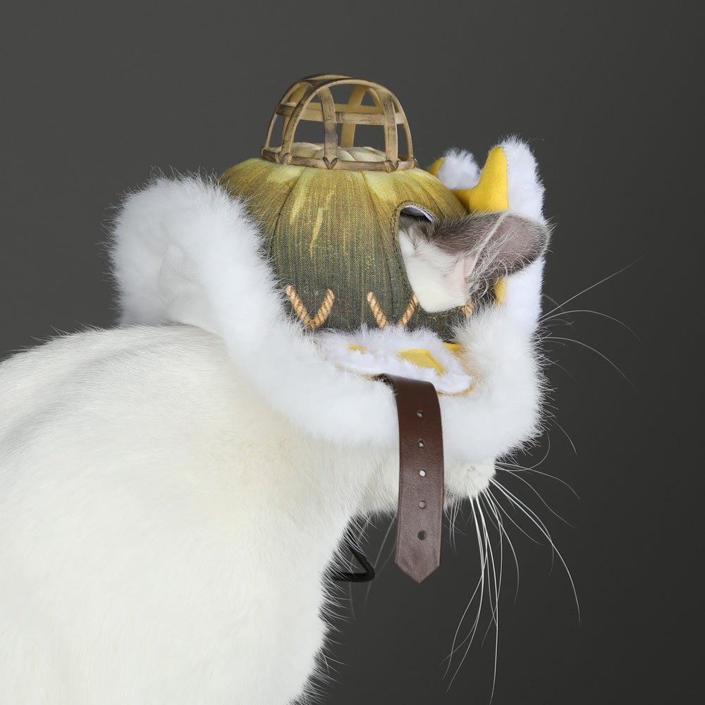 Monster Hunter Wilds Palico Cat Hat Pet Costumes