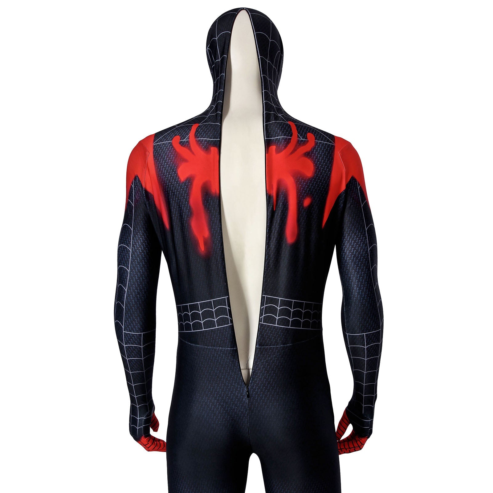Spider-Man Into the Spider-Verse Miles Morales Male Jumpsuit Costumes