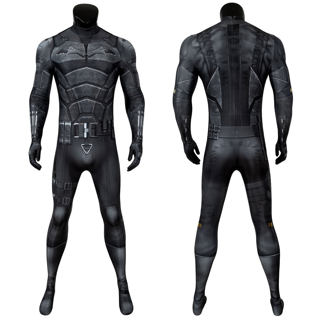 The Batman 2021 Bruce Wayne Robert Pattinson Male Jumpsuit Cosplay Costumes