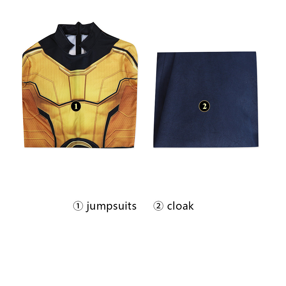 Thunderbolts Sentry Male Jumpsuit with Cloak Cosplay Costumes