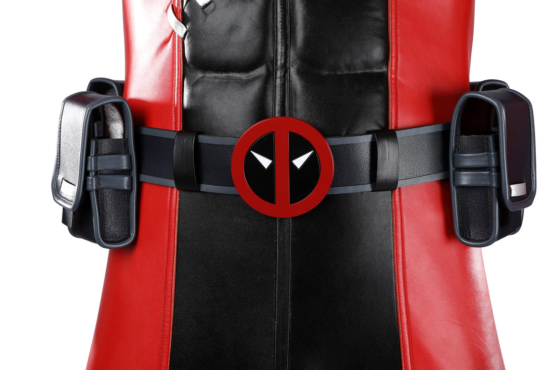 Marvel Rivals Deadpool Ver 2 Red Suit Top Level Cosplay Costumes