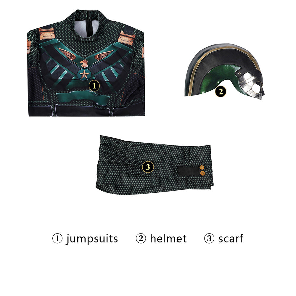 The Boys Season 3 Soldier Boy Male Jumpsuit with Helmet Costumes