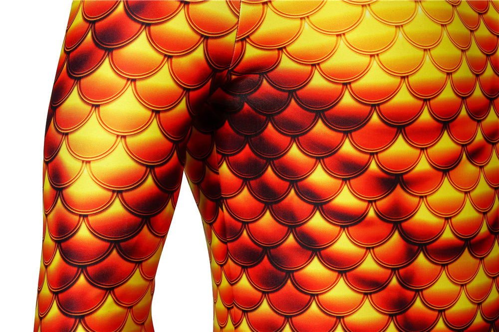 Aquaman Classic Version Arthur Curry Male Jumpsuit Cosplay Costumes