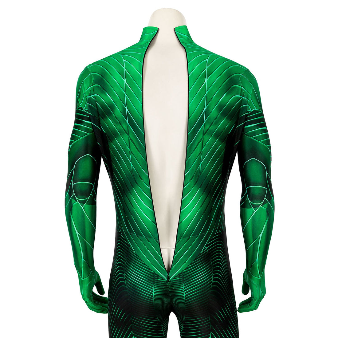 Green Lantern Hal Jordan Male Jumpsuit with Eyemask Cosplay Costumes
