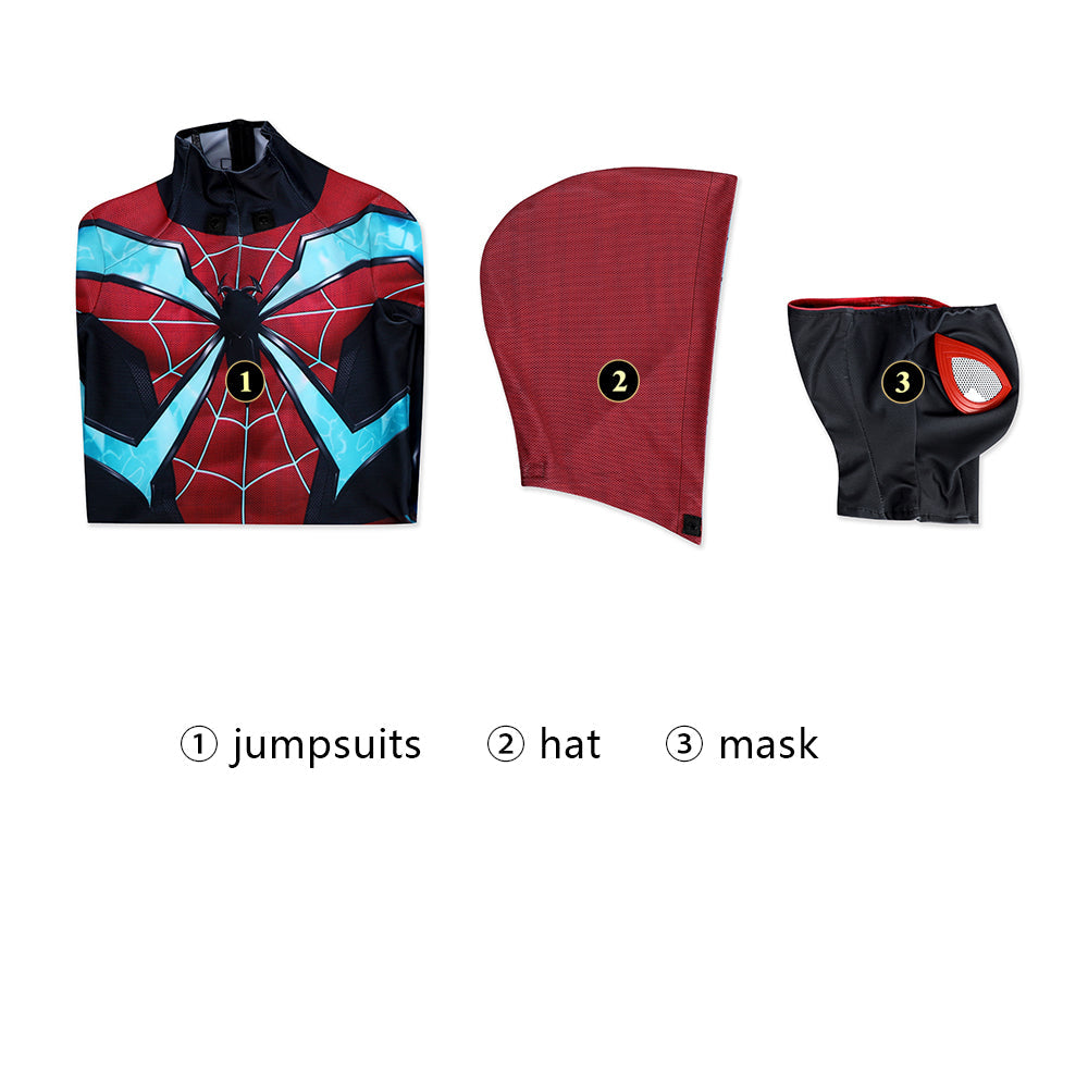 Marvel's Spider-Man 2 Evolve Suit Kids Jumpsuit Cosplay Costumes