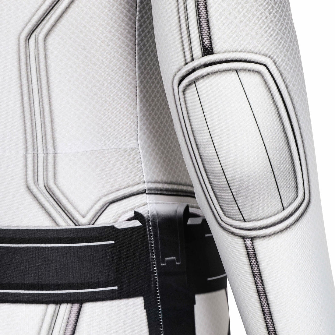 Black Widow Natasha Romanoff White Suit Jumpsuit Cosplay Costumes