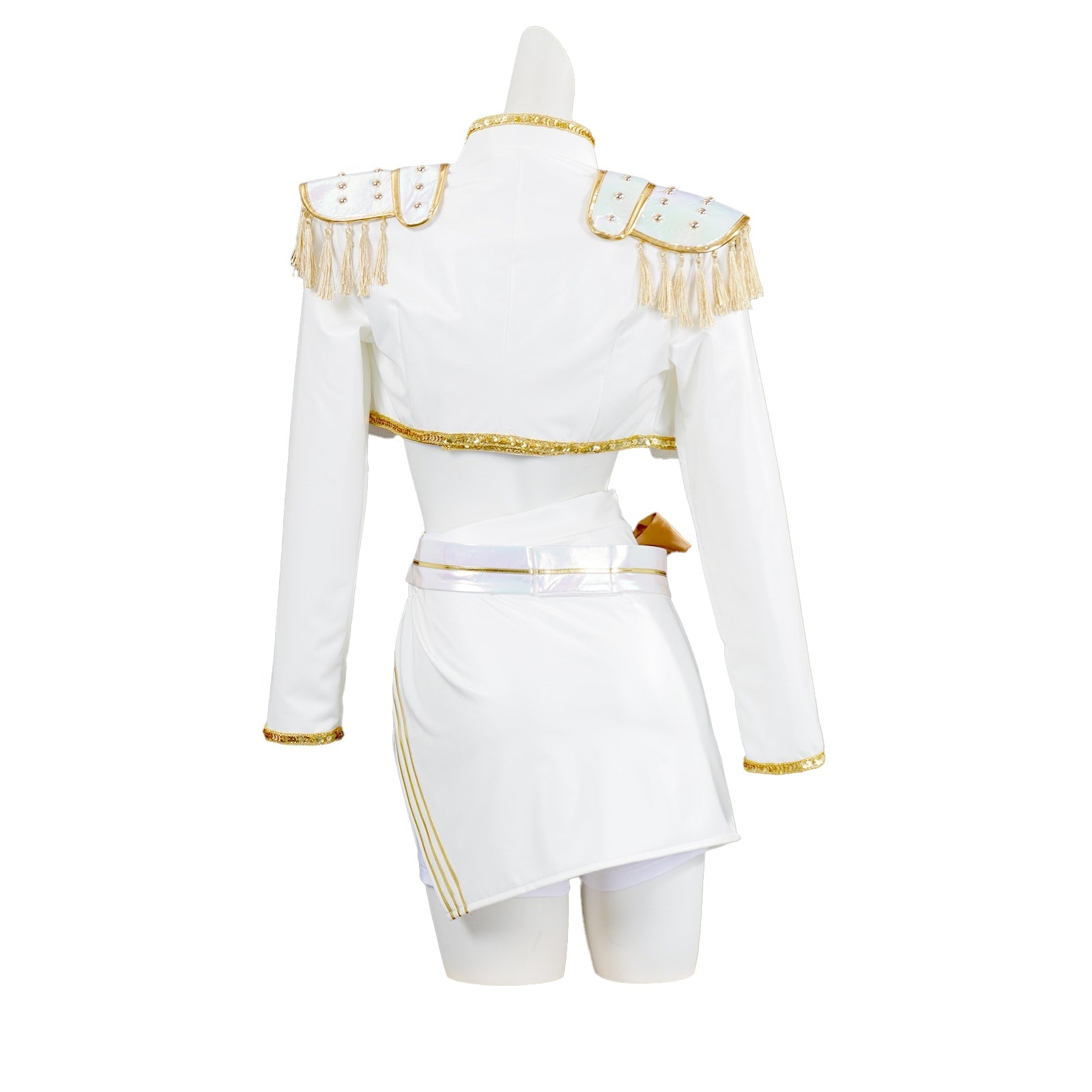 KPop Demon Hunters Rumi Zoey Mira White Leather Adult Kids Cosplay Costumes