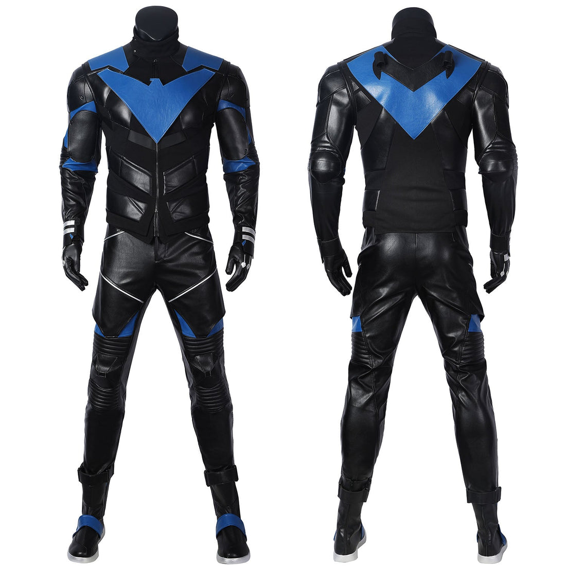 Batman Gotham Knight Nightwing Battle Suit Male Cosplay Costumes