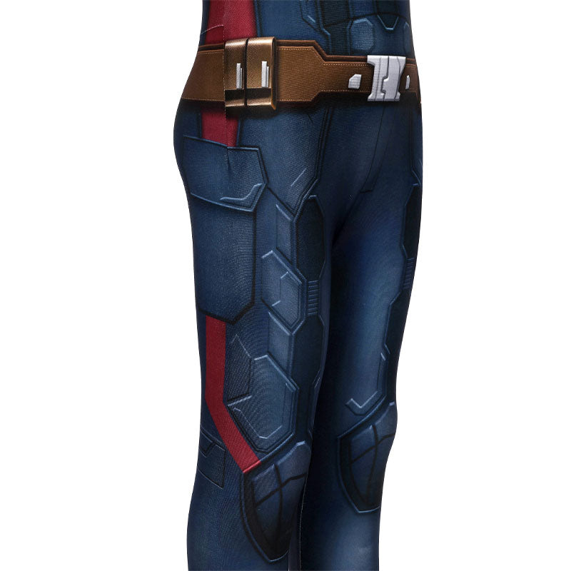 Captain America The Winter Soldier Steve Rogers Kids Jumpsuit Costumes
