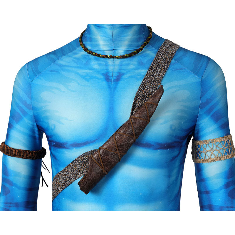Avatar 2 The Way of Water Jake Sully Jumpsuit Cosplay Costume