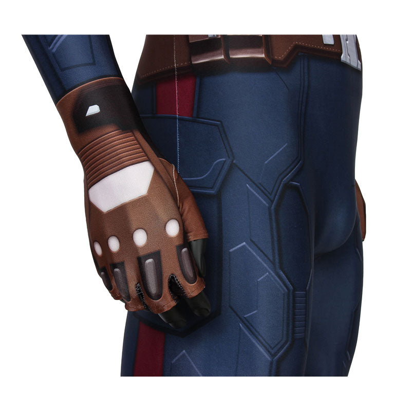 Captain America The Winter Soldier Steve Rogers Jumpsuit Costumes