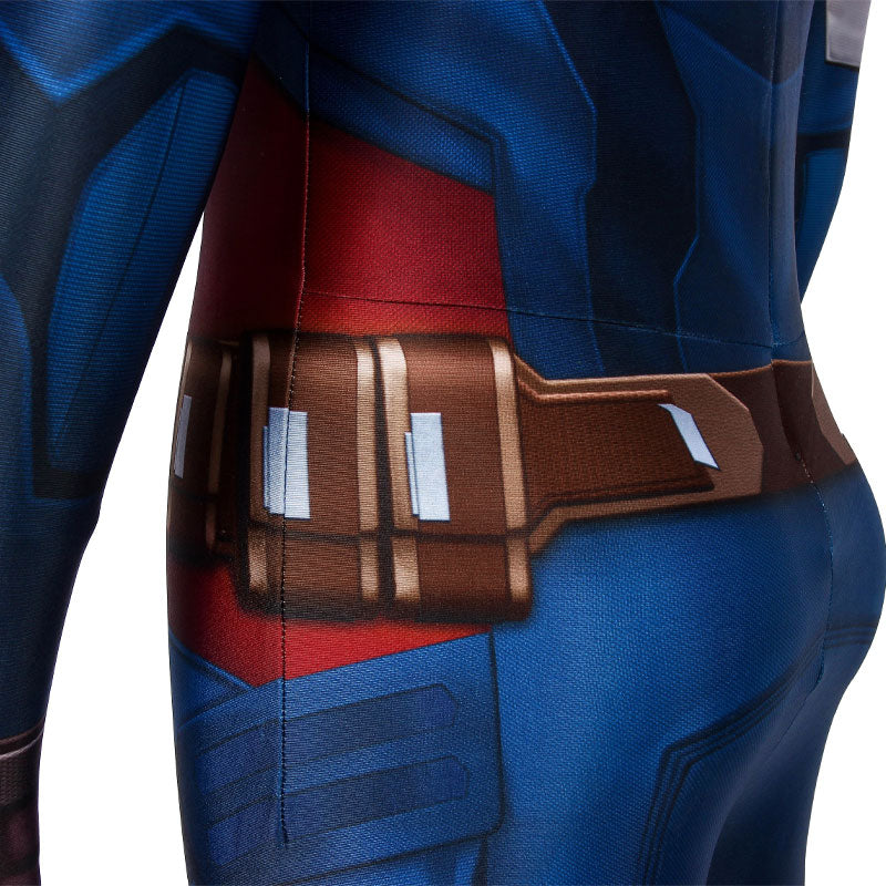 Age of Ultron Captain America Kids Jumpsuit Cosplay Costumes