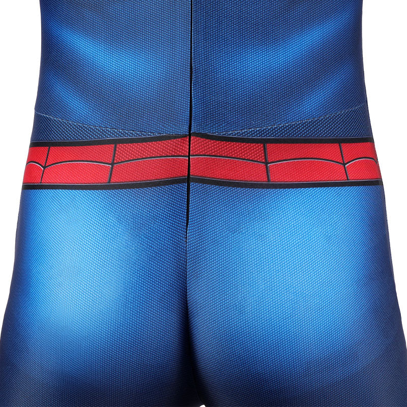 Spider-Man PS5 Classic Suit Damaged Kids Jumpsuit Cosplay Costumes