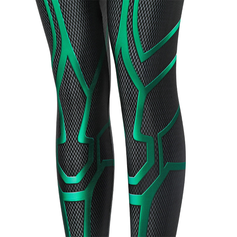 Thor 3 Ragnarok Trailer Hela Jumpsuit with Cloak Cosplay Costumes