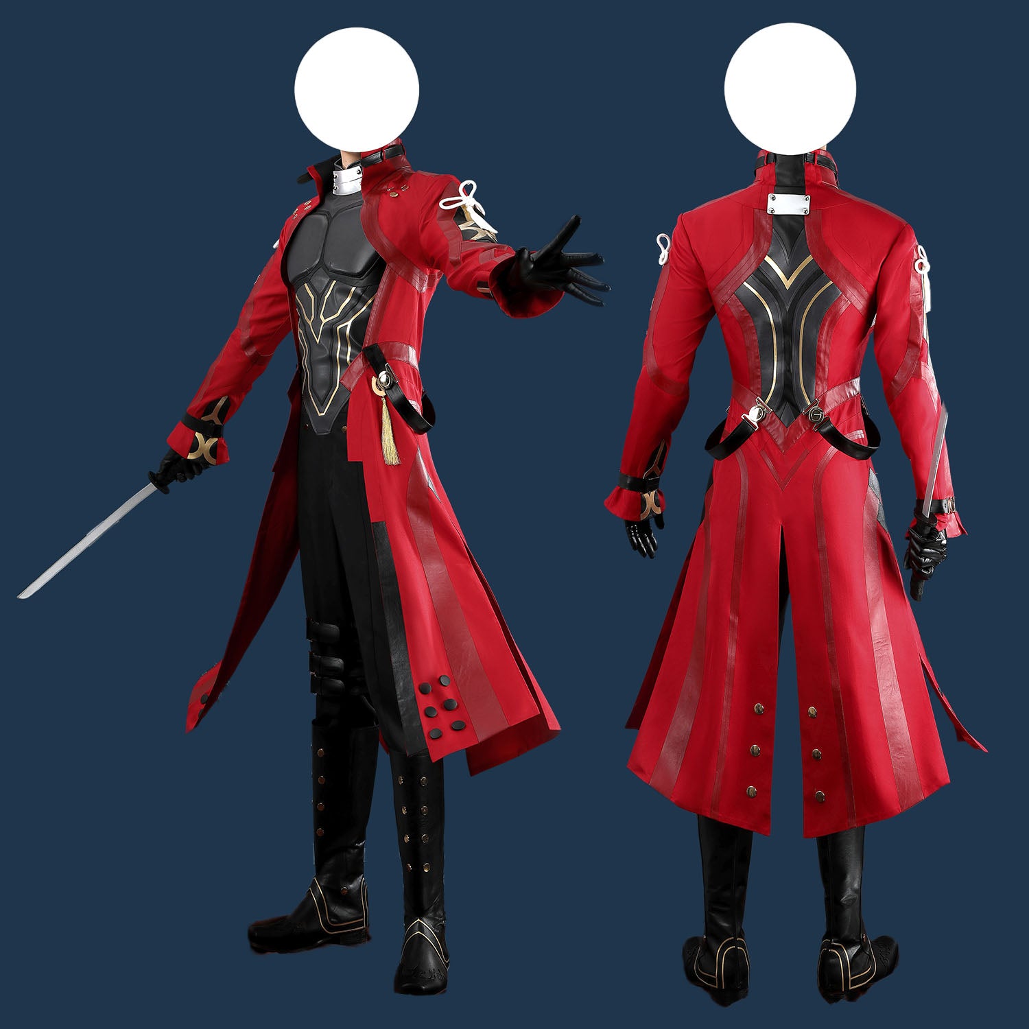 Honkai: Star Rail X Fate Archer Red A Full Set Cosplay Costumes