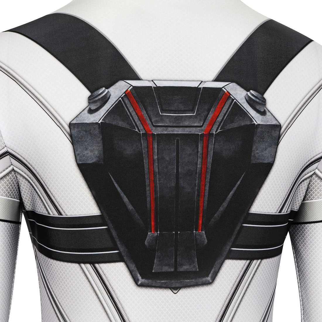 Black Widow Natasha Romanoff White Suit Jumpsuit Cosplay Costumes