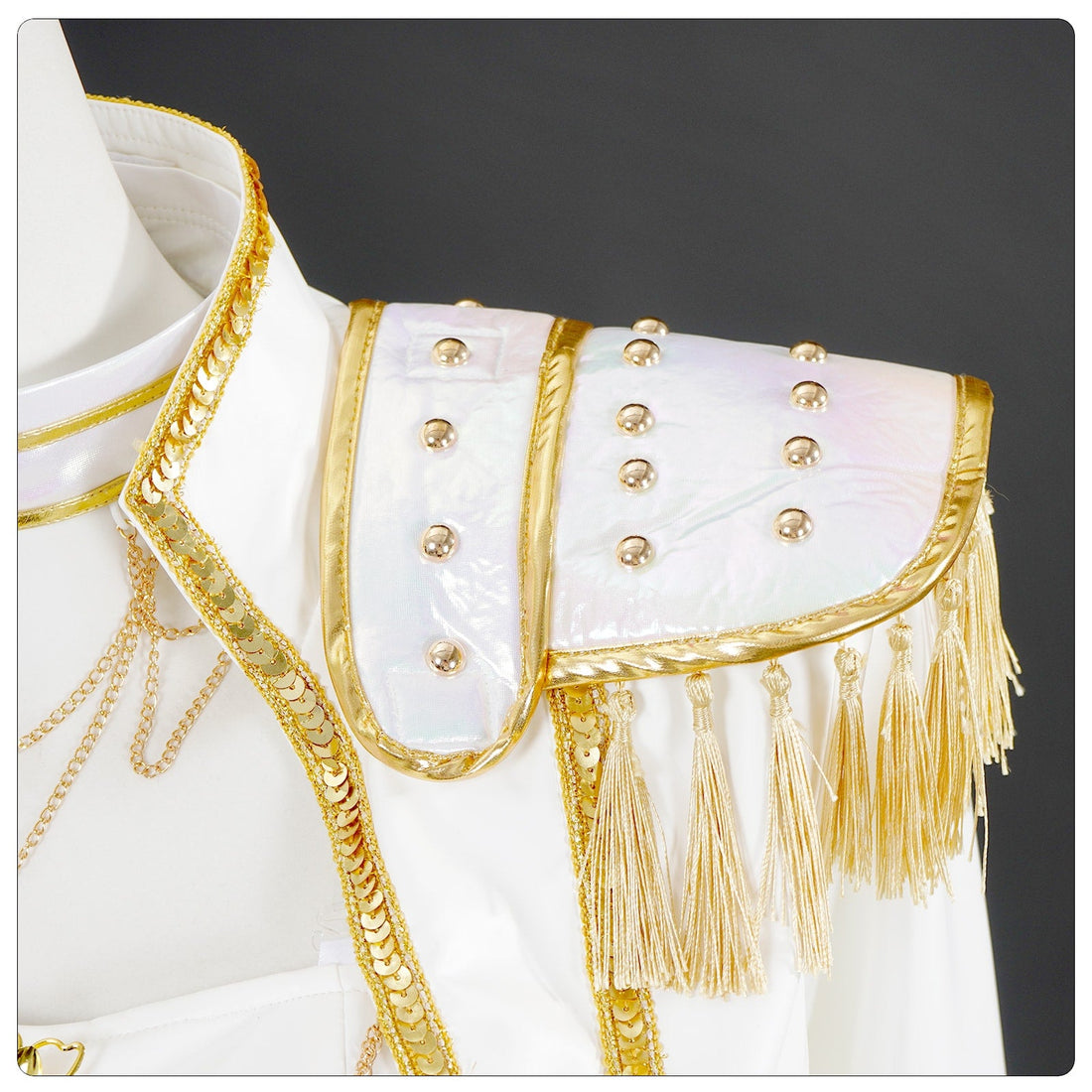 KPop Demon Hunters Rumi Zoey Mira White Leather Adult Kids Cosplay Costumes