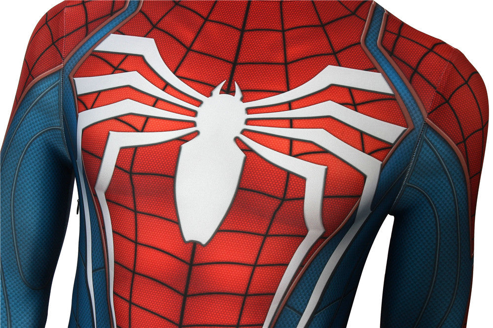 Spider-Man PS4 Advanced Suit Jumpsuit with Sole and Zipper Costumes