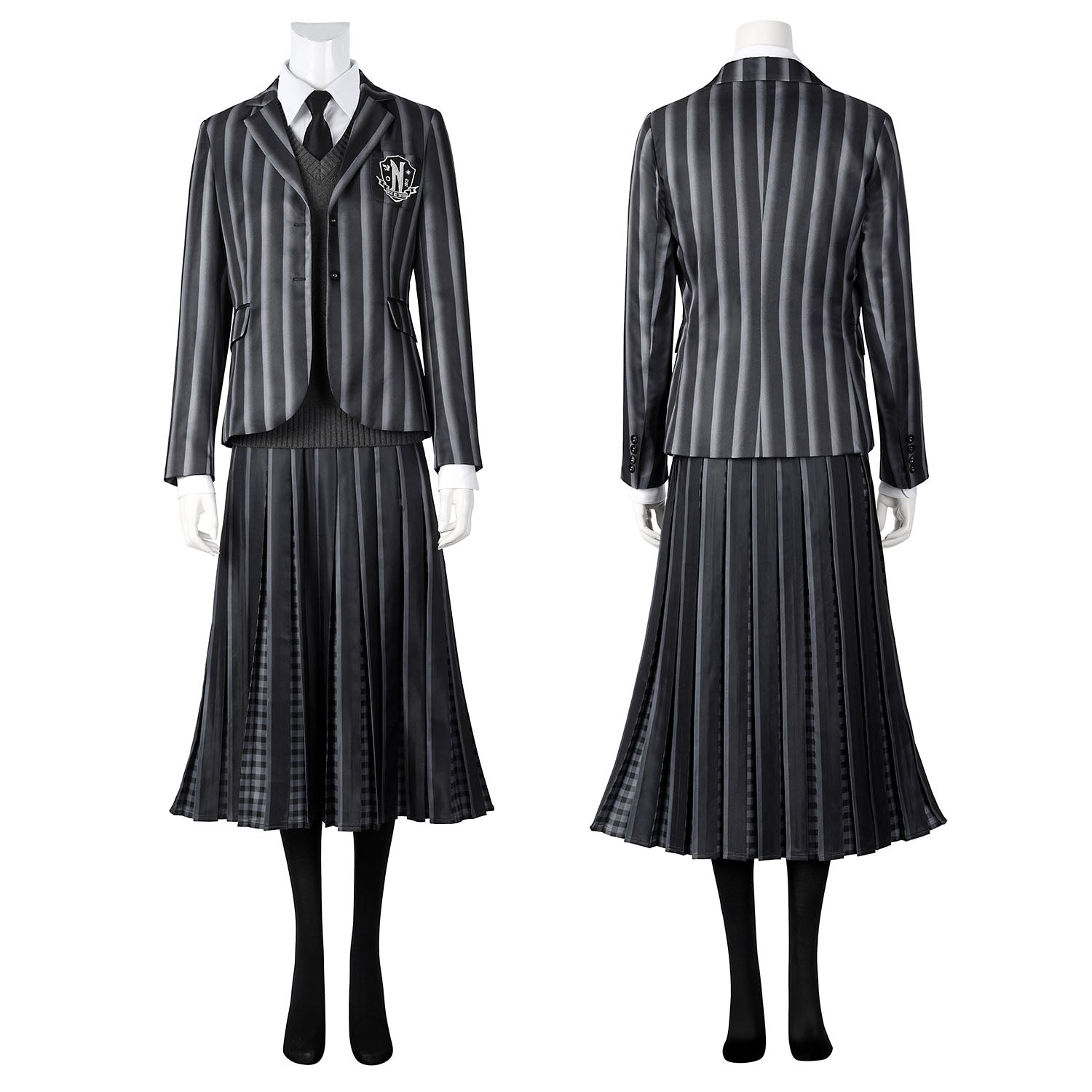 Wednesday 2 The Addams Family Nevermore Academy Uniform Costumes