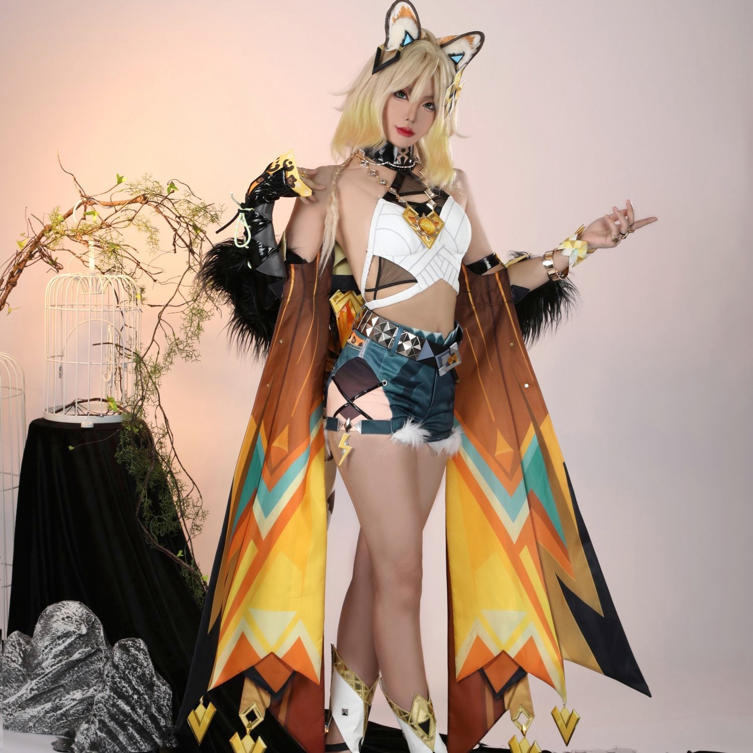 Game Genshin Impact Natlan Xilonen Top Level Cosplay Costumes