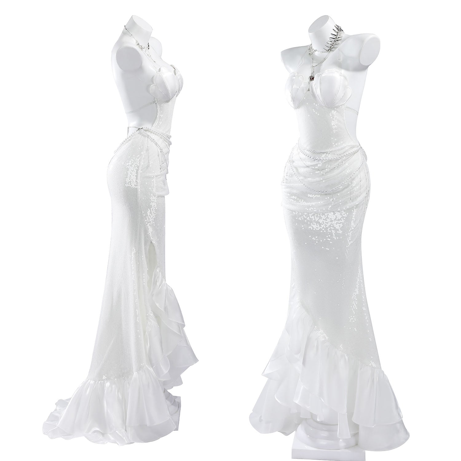 Pre-order Path to Nowhere L.L. Interlude White Dress Top Level Cosplay Costumes