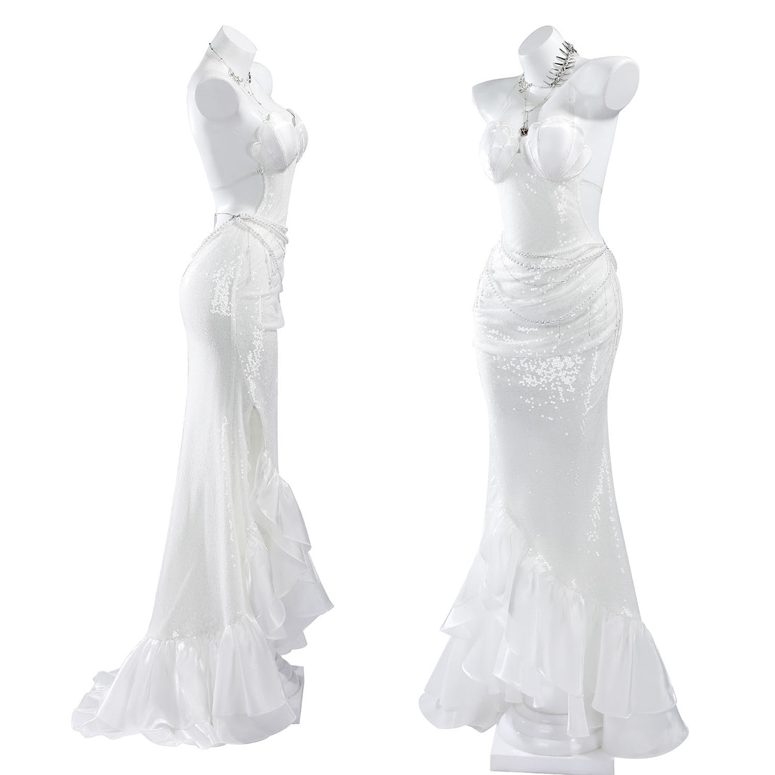 Pre-order Path to Nowhere L.L. Interlude White Dress Top Level Cosplay Costumes