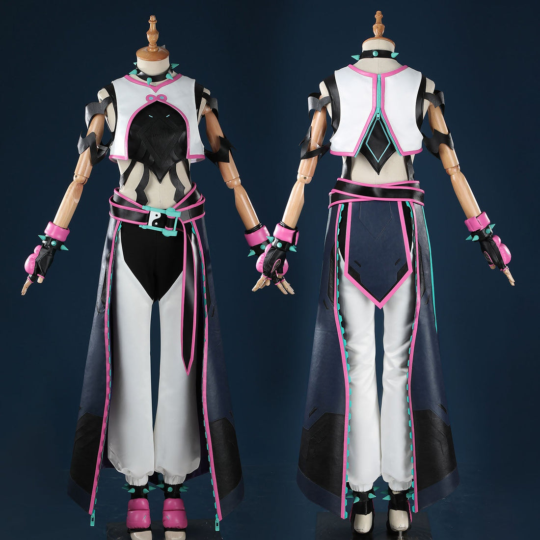 Overwatch 2 X Street Fighter 6 Juri Kiriko Cosplay Costumes