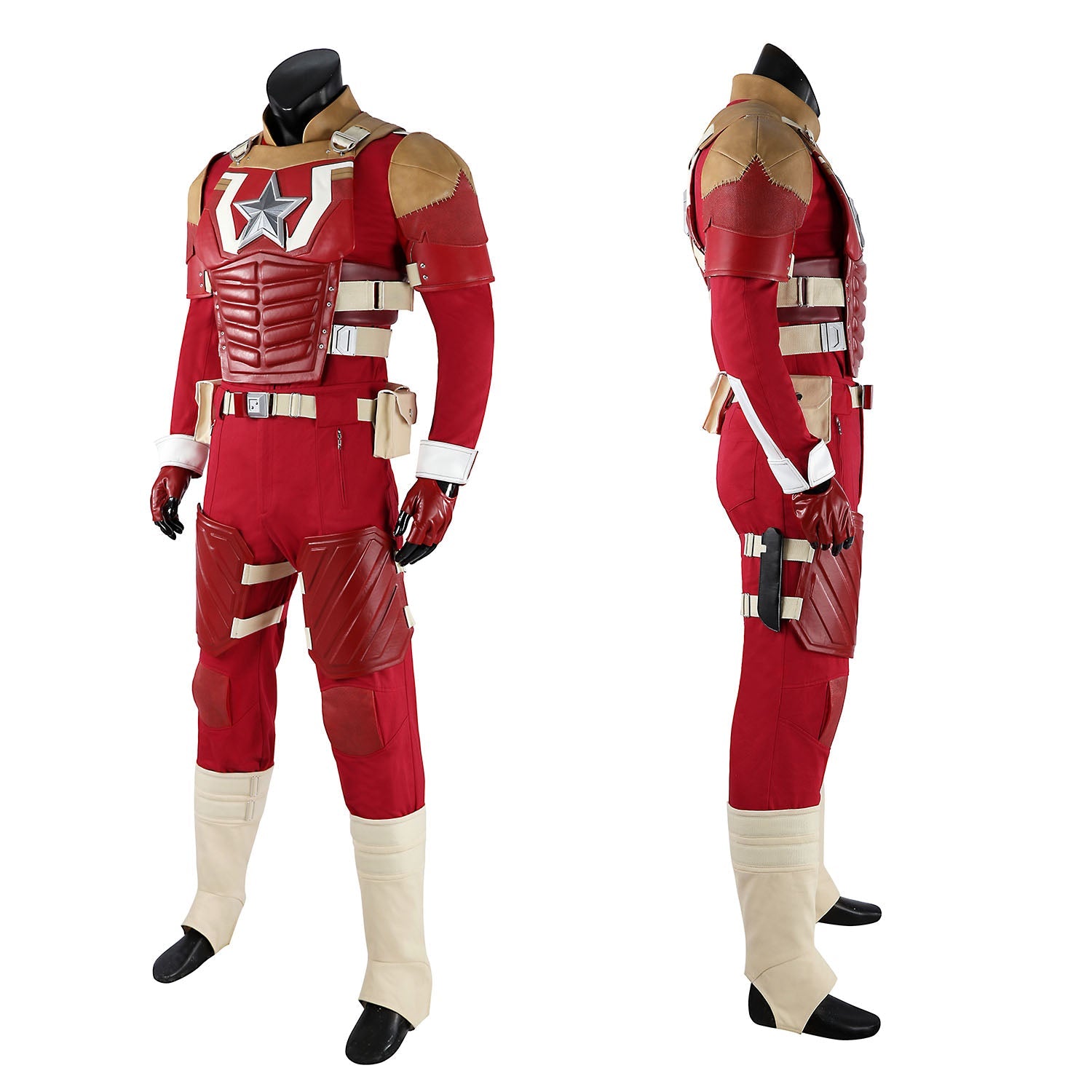 Thunderbolts Red Guardian Full Set Top Level Cosplay Costumes