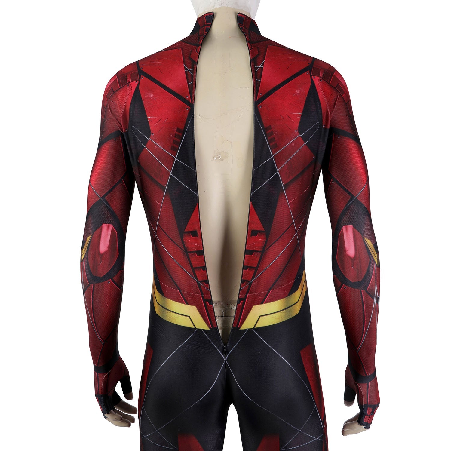 Justice League Barry Allen The Flash Jumpsuit with Mask Costumes