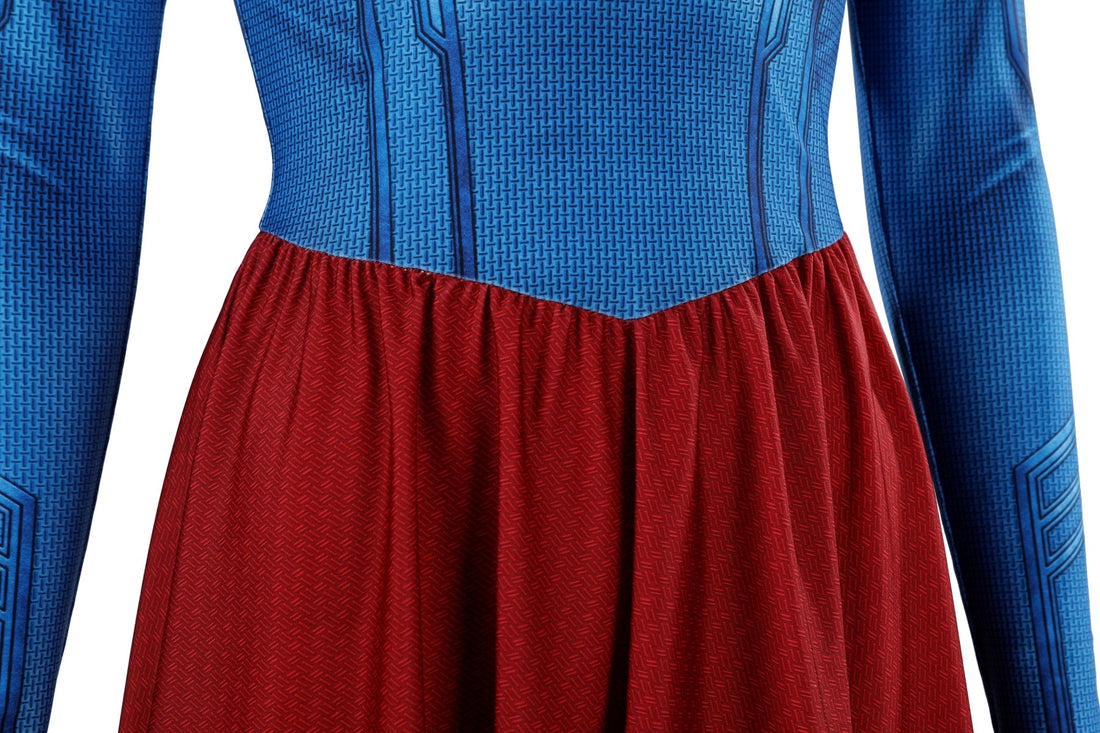 Supergirl Kara Zor-El Jumpsuit Superwoman Cosplay Costumes