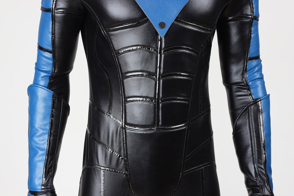 Batman Arkham City Nightwing Dick Grayson Fullset Top Cosplay Costumes