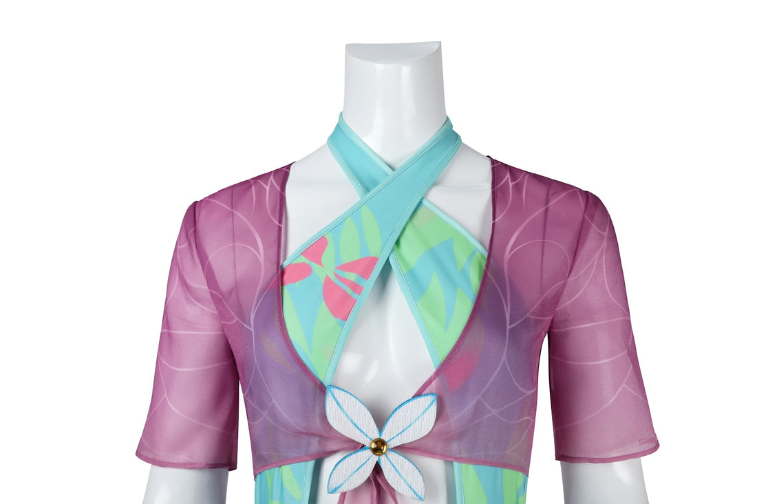 Marvel Rivals Psylocke Swimsuit Top Full Cosplay Costumes