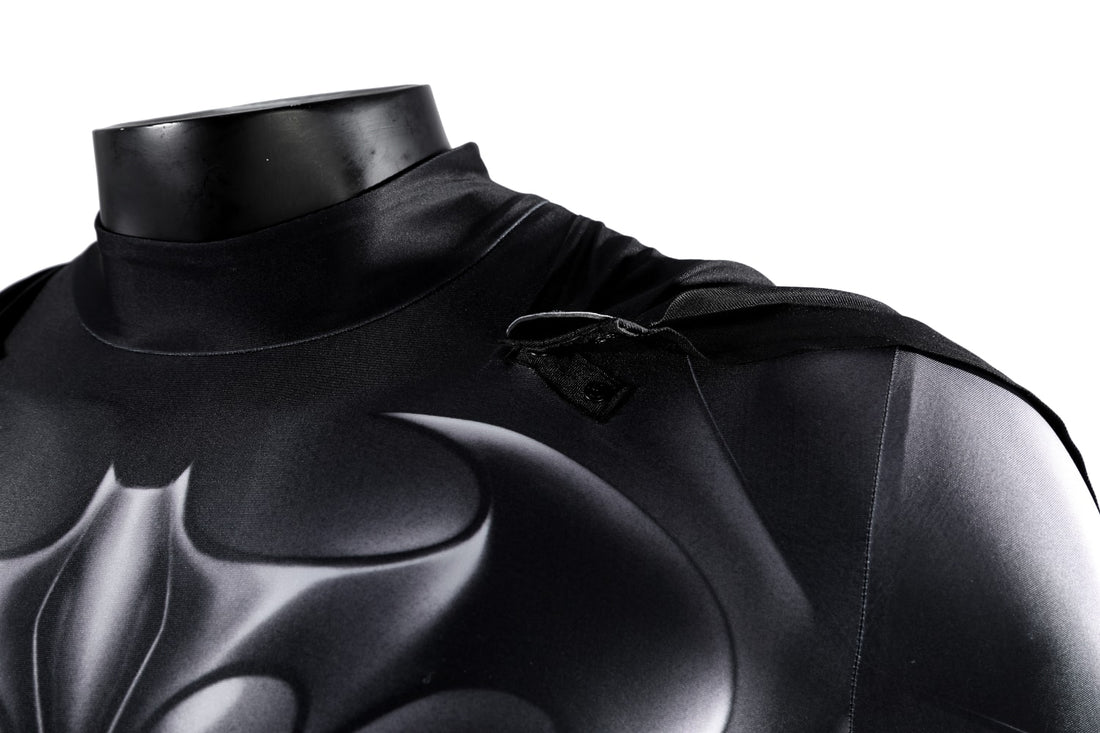 Batman Forever Bruce Thomas Wayne Jumpsuit with Cloak Cosplay Costumes