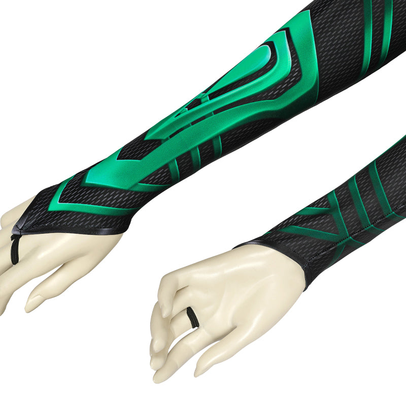 Thor 3 Ragnarok Trailer Hela Jumpsuit with Cloak Cosplay Costumes