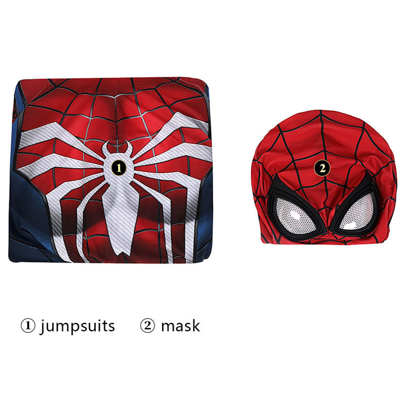Spider-Man PS5 2 Peter Parker Headgear Jumpsuit Cosplay Costumes