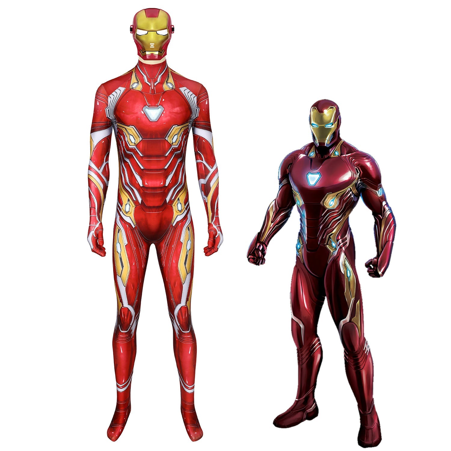 Avengers Iron Man Tony Stark Nanotech Suit Jumpsuit Costumes