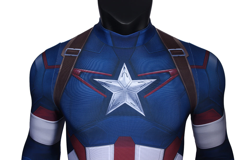 Avengers 2 Age of Ultron Captain America Steven Rogers Jumpsuit Costumes