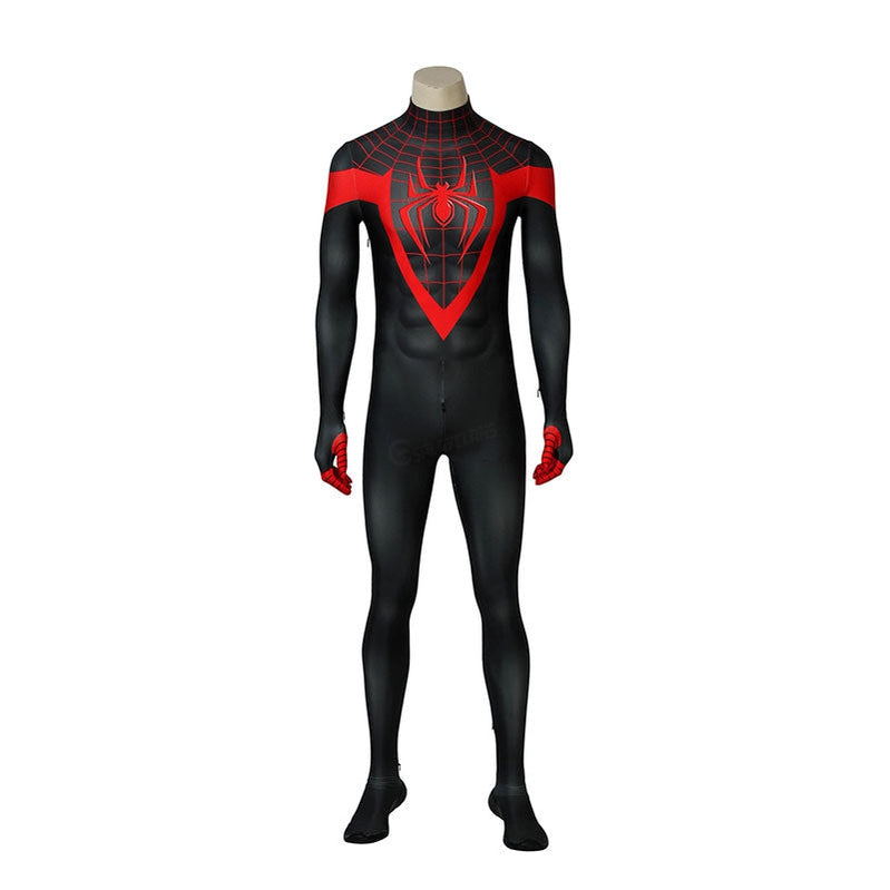 Spider-Man Into the Spider-Verse Miles Morales Jumpsuit Cosplay Costume