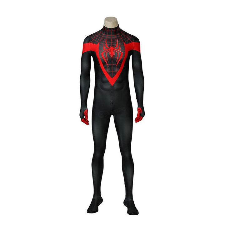 Spider-Man Into the Spider-Verse Miles Morales Jumpsuit Cosplay Costume