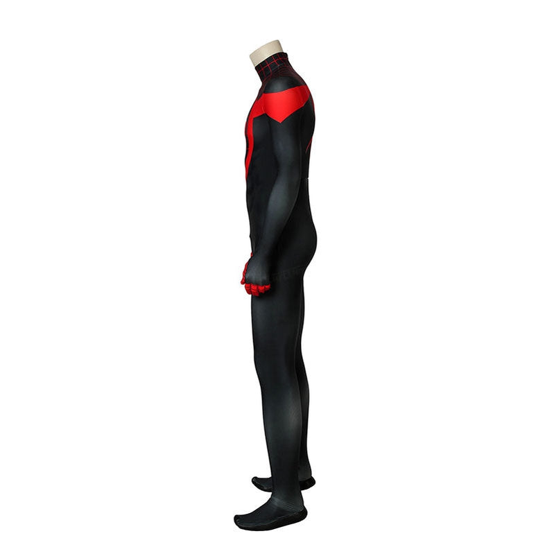 Spider-Man Into the Spider-Verse Miles Morales Jumpsuit Cosplay Costume