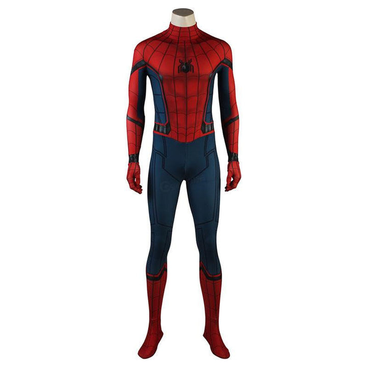 Spider-Man Homecoming Peter Parker Jumpsuit Elastic Force Cosplay Costume