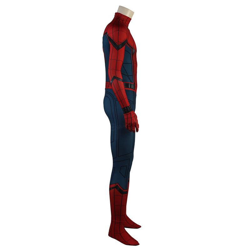 Spider-Man Homecoming Peter Parker Jumpsuit Elastic Force Cosplay Costume