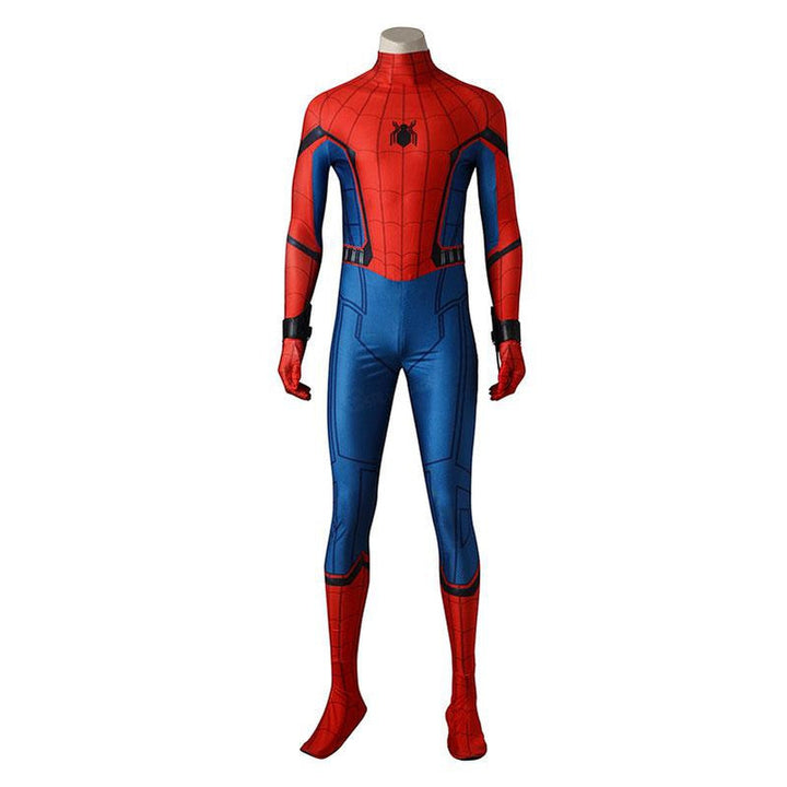 Spider-Man Homecoming Peter Parker Jumpsuit with Bracers Cosplay Costume